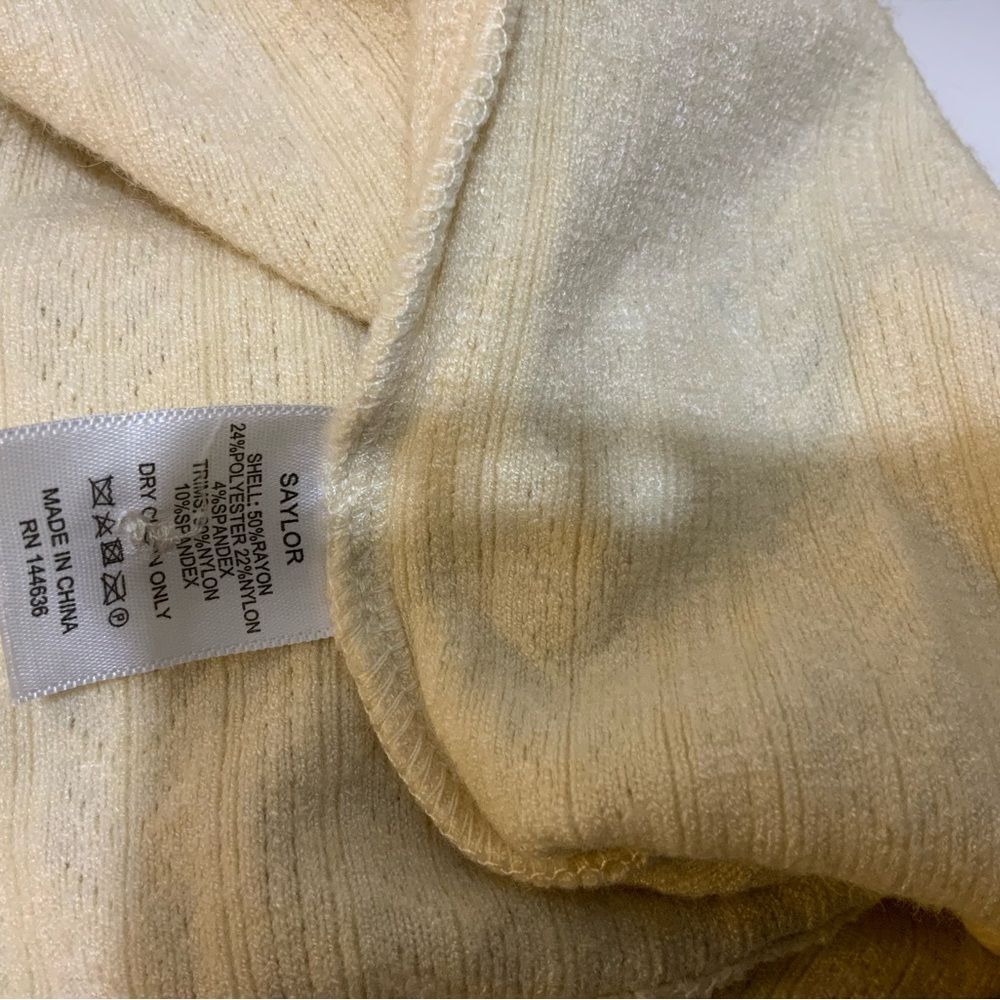 SAYLOR Tirzah Sweater Dress in Ivory XS - Picture 10 of 14